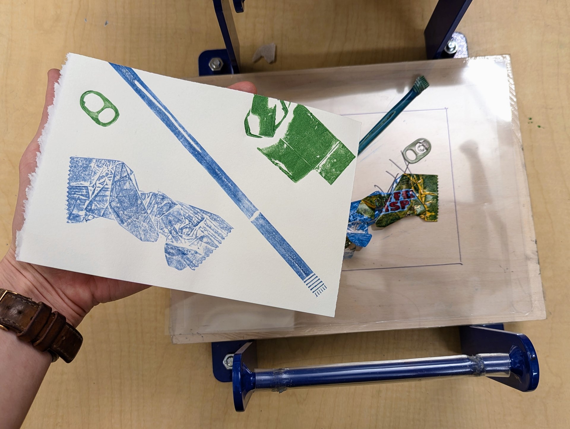 Shadbolt ​Lesson 2 (for grades 4-7): Garbage Press with Big Rock Candy Mountain