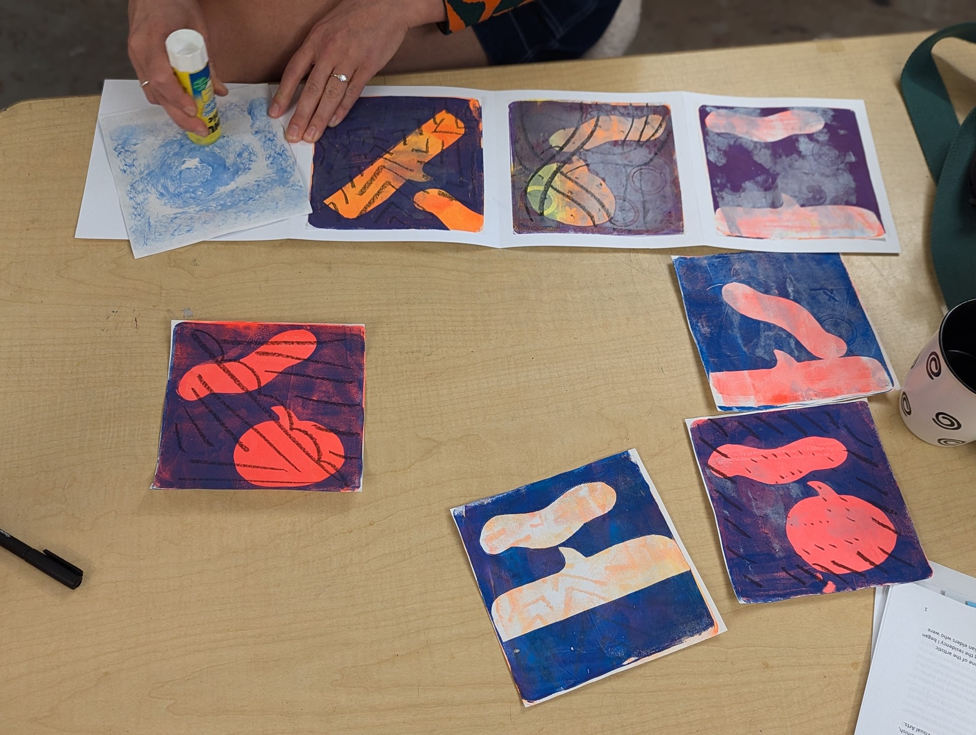 Gel Plate Lesson Plan and Kit