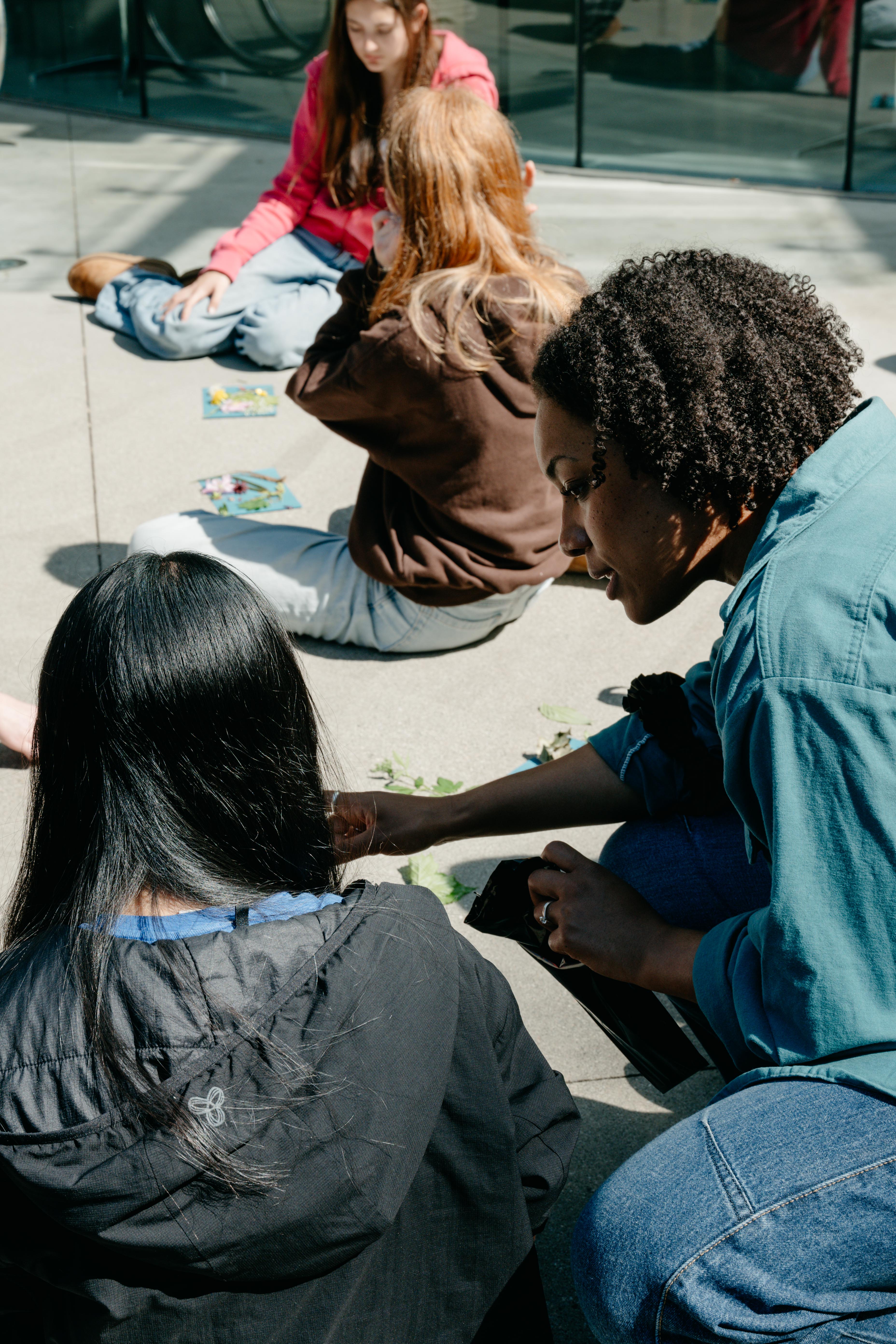 Becky Bair leading her Artist in Residence Workshop in Spring 2026